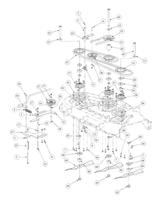 Part Location Diagram of 01007377 Cub Cadet Disk Reinforcement